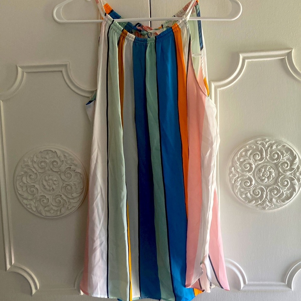 Loft Summer Striped Tank